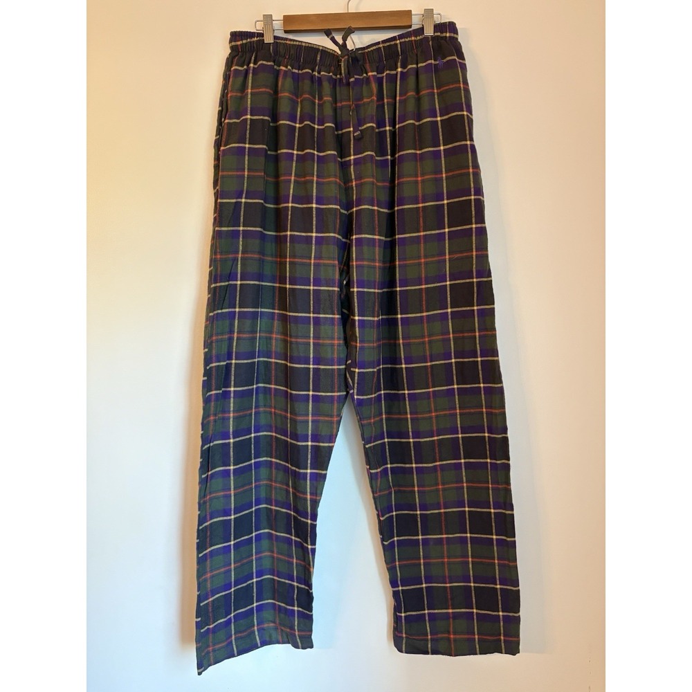 Polo Ralph Lauren Plaid Pajama Pants Large Men's  Loungewear Sleepwear Comfy